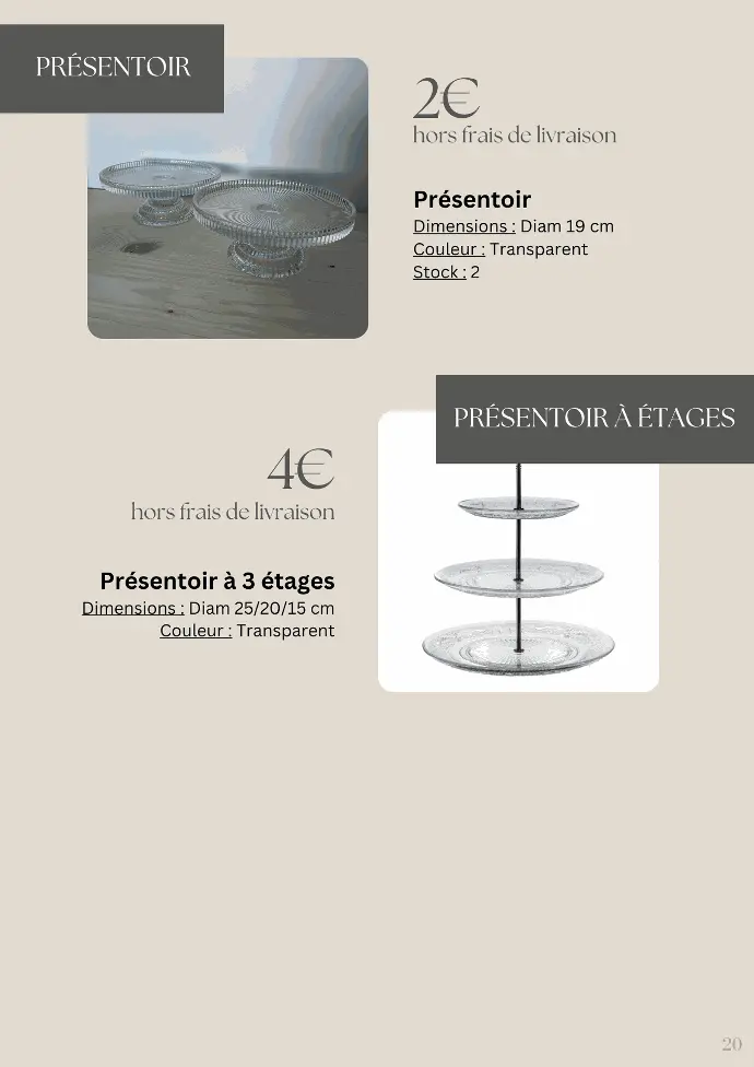 Location présentoir